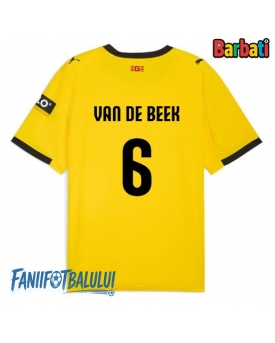 Girona Donny van de Beek #6 Tricou Fotbal Replică 2025-26 Barbati Deplasare
